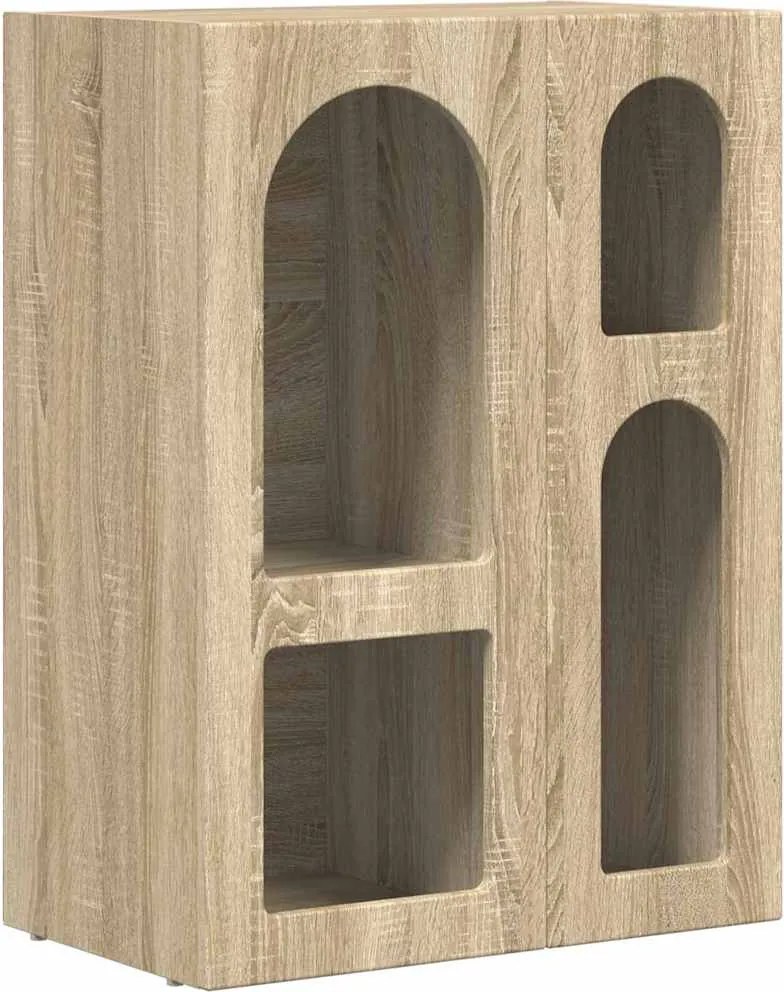 vidaXL Széf Sonoma tölgy 59 x 35 x 80.5 cm Faanyag