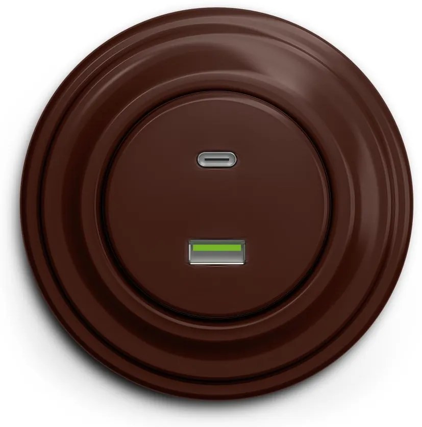 Kliklap - Retro A+C USB aljzat kerettel, barna