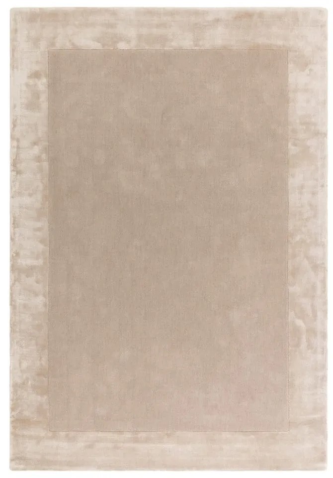 Bézs kézi szövésű gyapjú keverék szőnyeg 160x230 cm Ascot – Asiatic Carpets