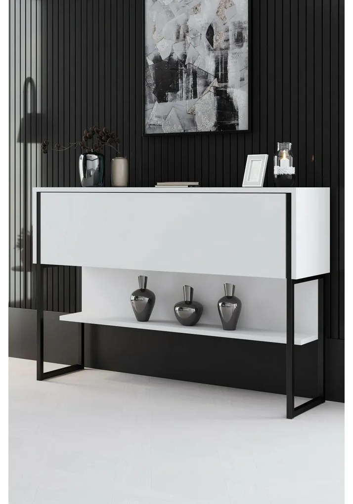 Luxe White and Black komód