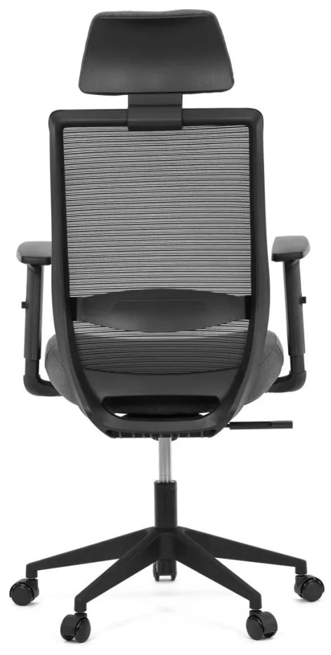 Scaun pivotant negru cu mecanism sincron. KA-V3329