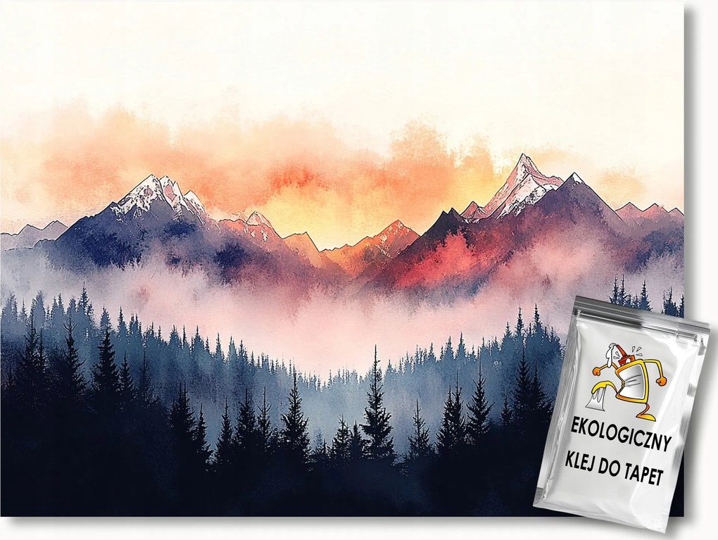 Fotótapéta Flizelina Tájkép Hegyek Tátra Naplemente Este 208x146 ragasztó