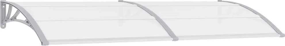 vidaXL szürke polikarbonát ajtóelőtető 240 x 100 cm