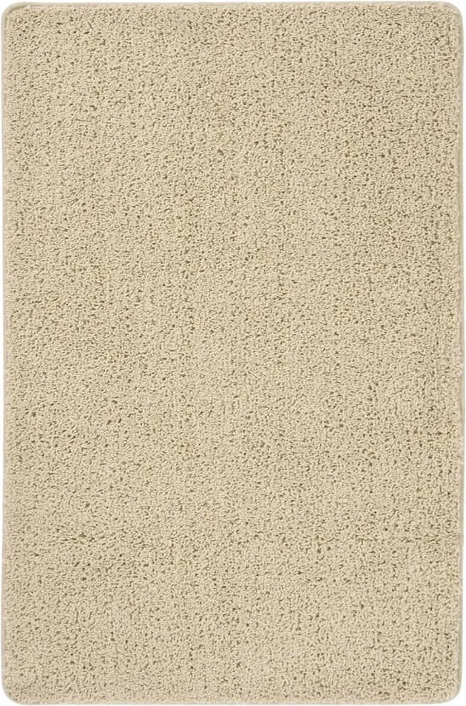 vidaXL krémszínű csúszásmentes bozontos szőnyeg 200 x 290 cm