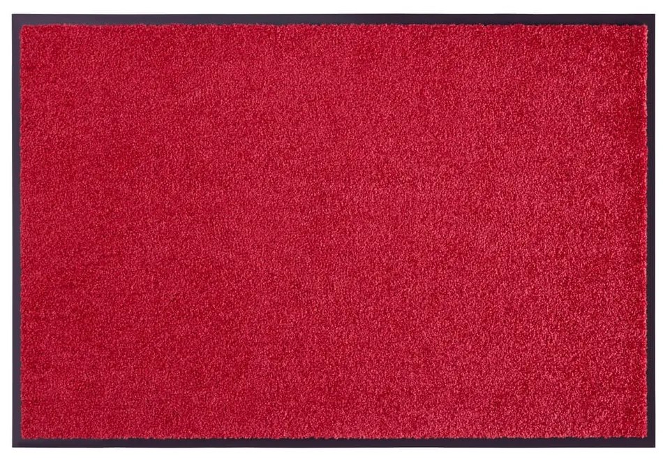 Wash &amp; Clean piros lábtörlő, 39 x 58 cm - Hanse Home