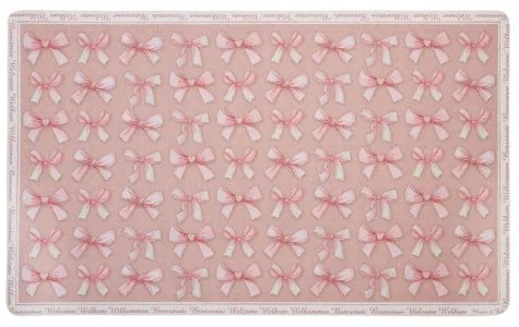 Előszoba belépő szőnyeg 74x44cm, gumi-polyester, masnis