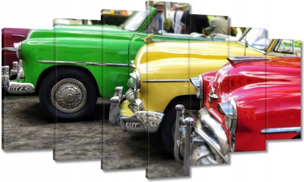 Festmények 140x80 Régi kubai autók