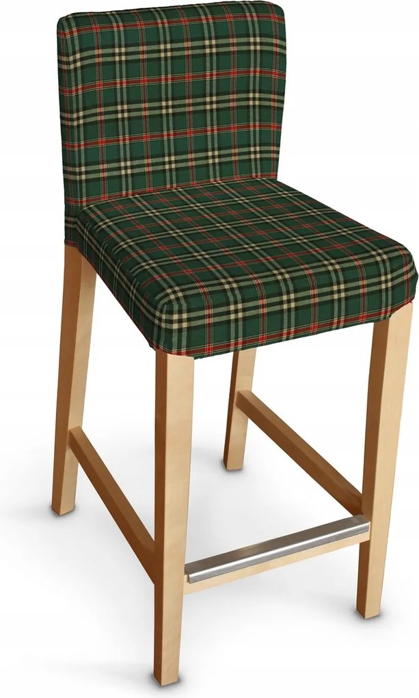 Henriksdal bárszék huzat rövid Ikea zöld