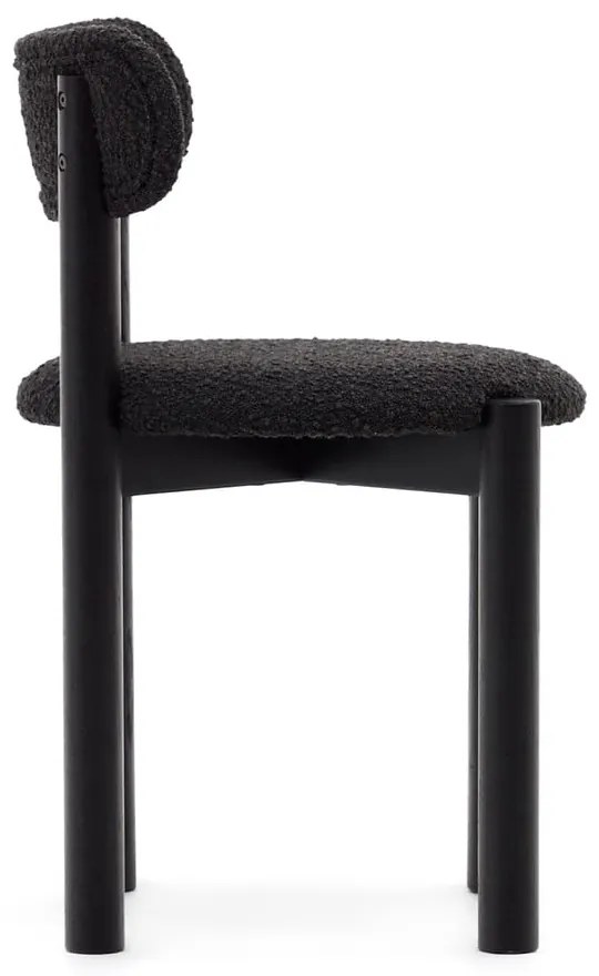 Fekete étkezőszék szett 2 db-os Nebai – Kave Home