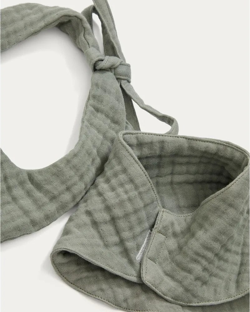 Zöld muszlin előke szett 2 db-os Prune – Kave Home