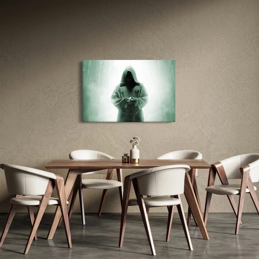 Kép - Szerzetes a sötétben (90x60 cm)