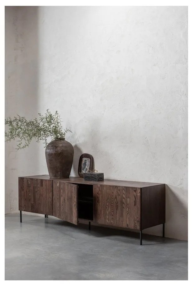 Barna borovi fenyő TV-állvány 180x56x46 cm Bono – WOOOD