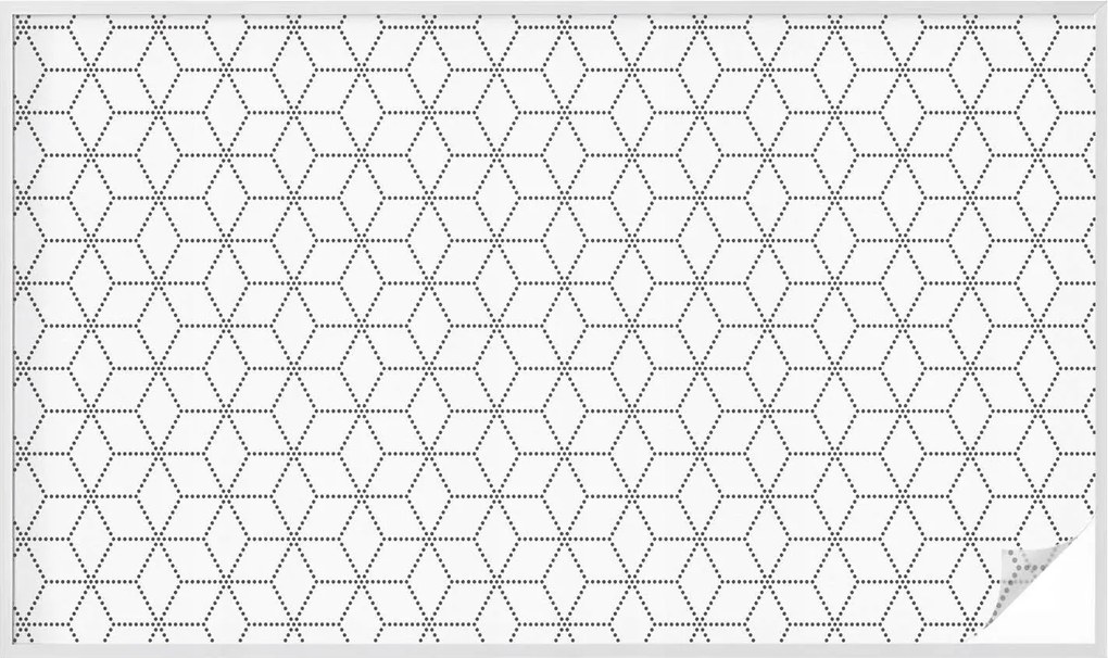 Öntapadós ablakfólia adatvédelem pöttyös rombuszok 200x116