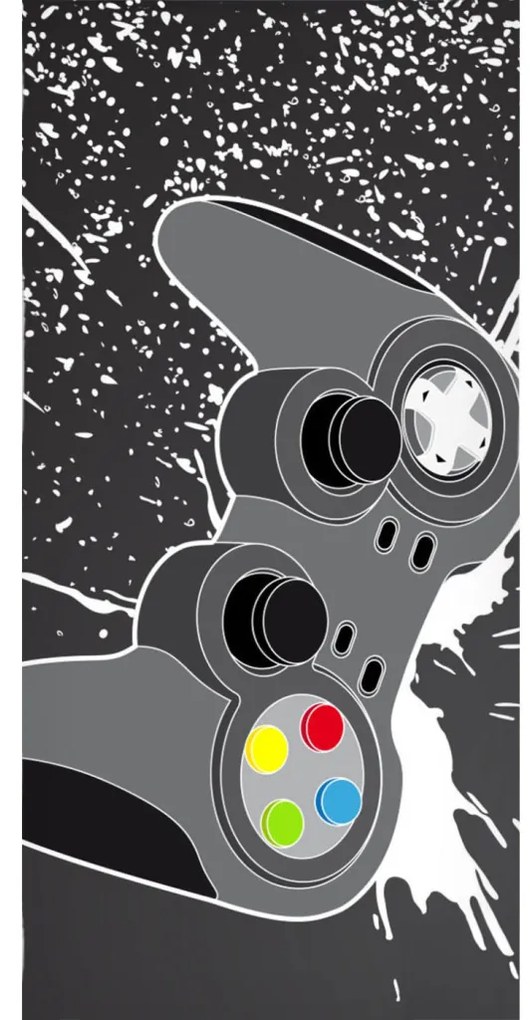 Gamer Console fürdőlepedő, strand törölköző 70x140cm