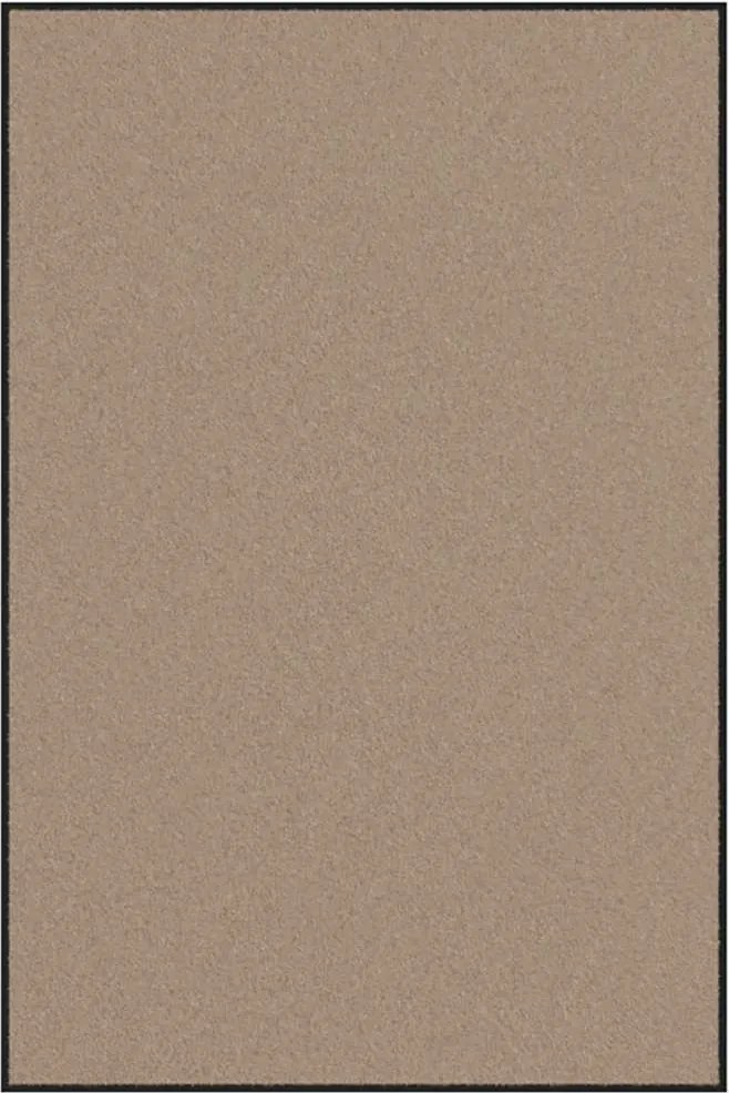 vidaXL Ajtószőnyeg Beige és fekete 120 x 180 cm Polipropilén és vinil