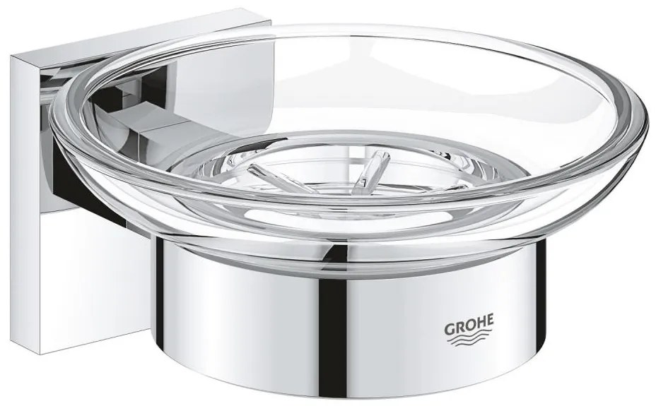 GROHE 41096000 - START CUBE szappantartó tál 110 × 56 × 125 mm fényes króm