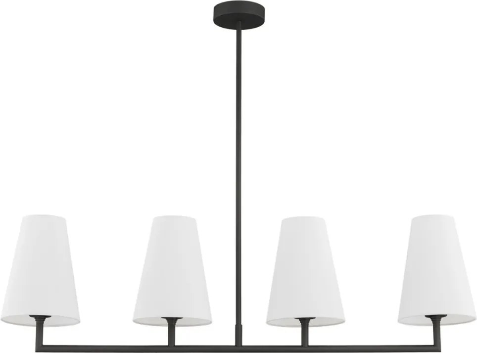 ARGON 1831 SAFIANO Modern Csillár Fehér, Fekete E27 IP20