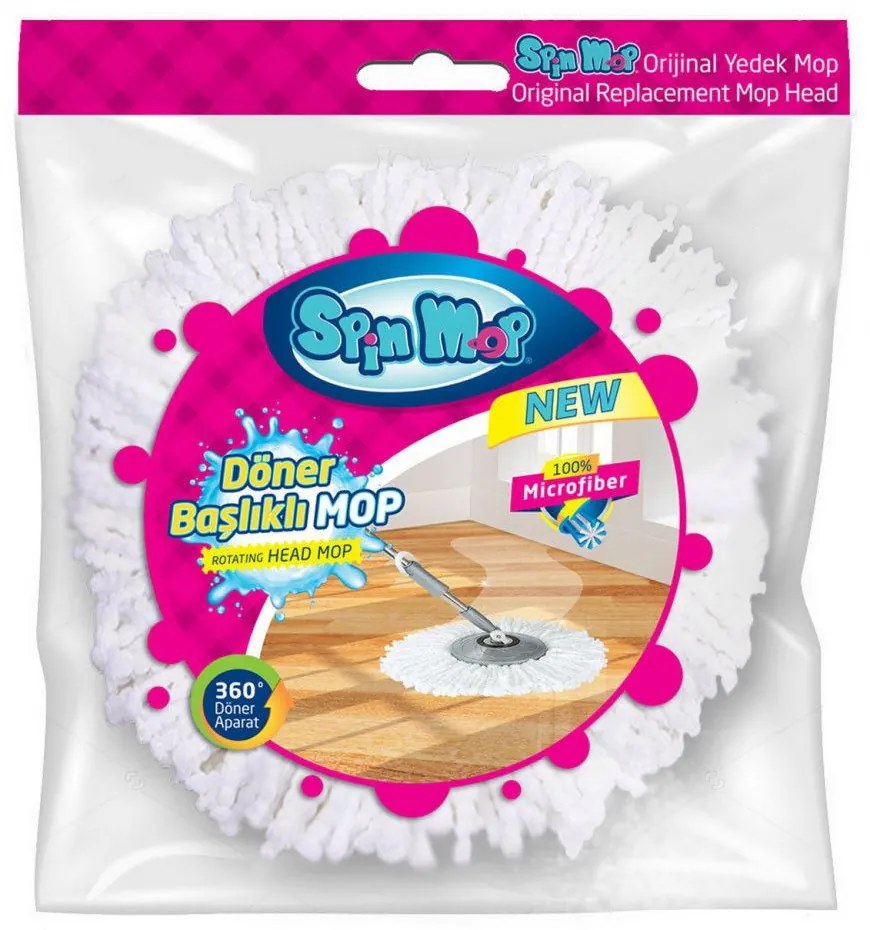 Planet Spin Mop felmosó pót fej