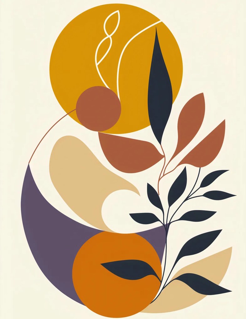 Poszter 50x65cm Természet Harmónia