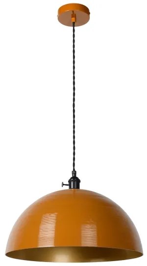 Lucide 30485/40/44 - Csillár zsinóron MARNE 1xE27/60W/230V narancssárga