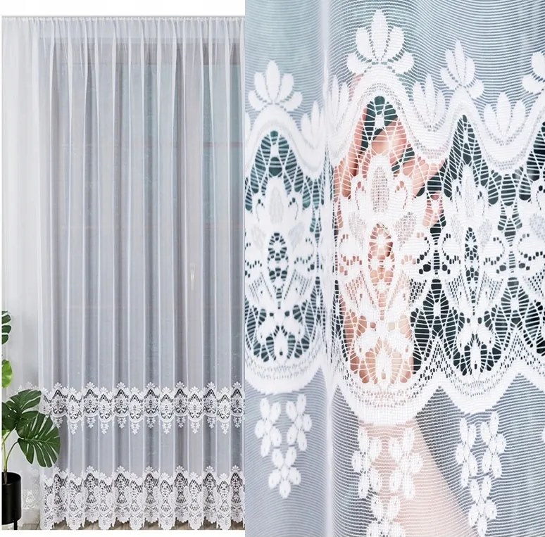 Daria jacquard mintás függöny, 018982, 500x250cm egyenes (kész) szegéllyel