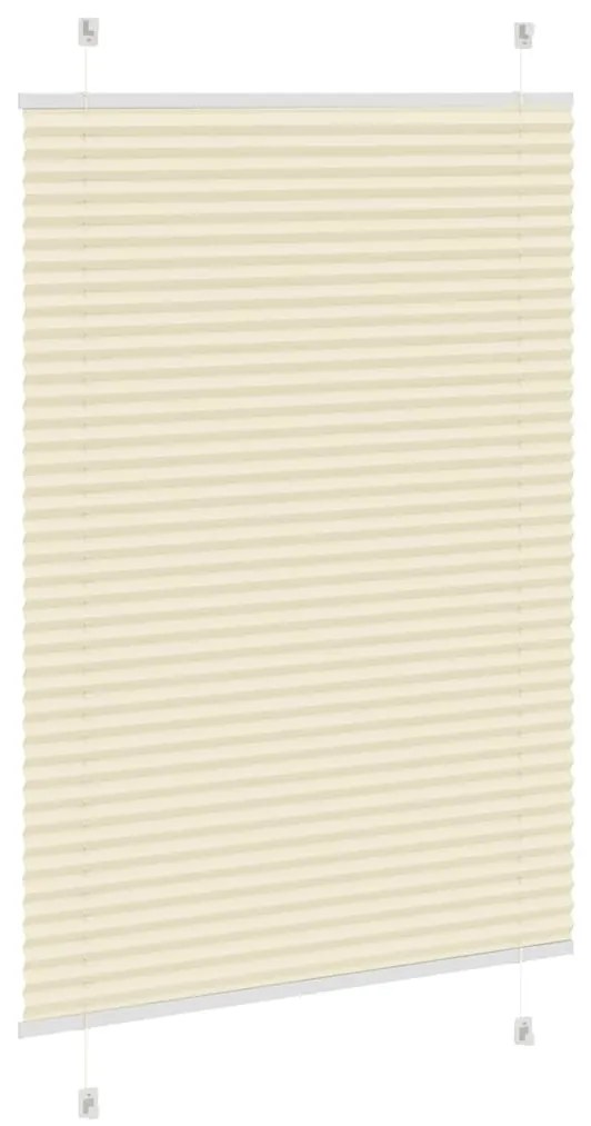 pliszírozott redőny krém 95x100 cm szövetszélesség 94,4 cm