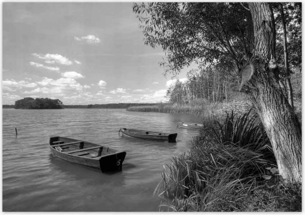 Poszterek 100x70 Csónakok a tavon