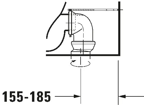 Duravit 21180900002 - Kompakt WC D-CODE kerámia/fényes fehér