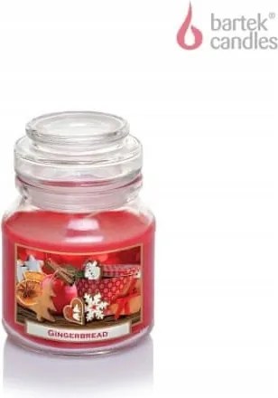 Karácsonyi gyertya üvegben Mézeskalács 130g