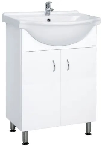 Multi Pro Fürdőszobaszekrény mosdóval 55,5x42,4 cm fehér PRO55NOVA