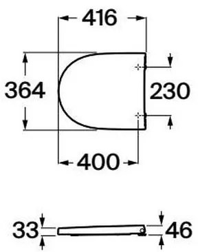 Roca A8012AC00B - WC-ülőke SoftClose MERIDIAN supralit/fehér
