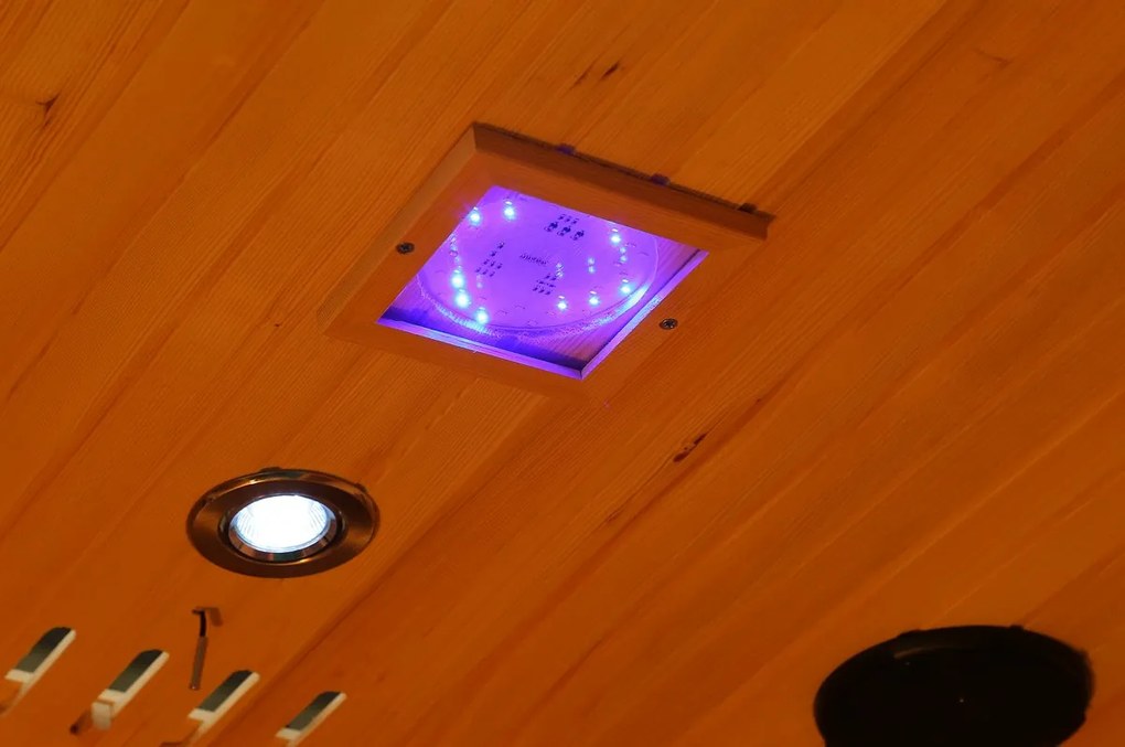 Sauna DeLuxe 2200 Carbon - BT, barna