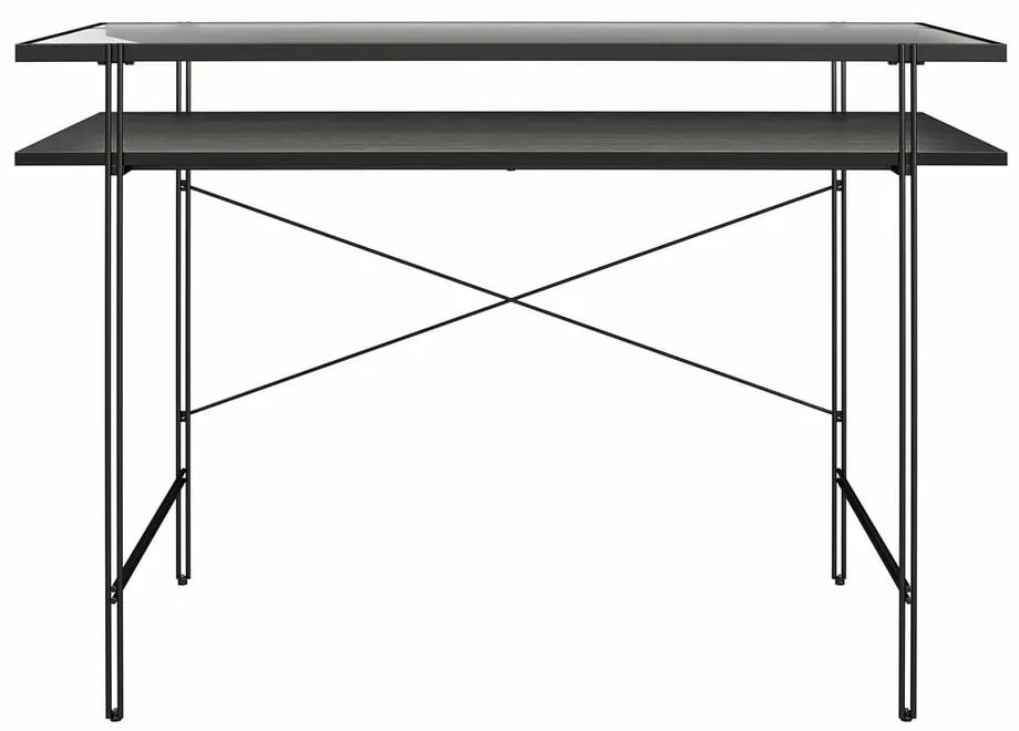 Íróasztal üveg asztallappal 49x108 cm Wainwright – Støraa