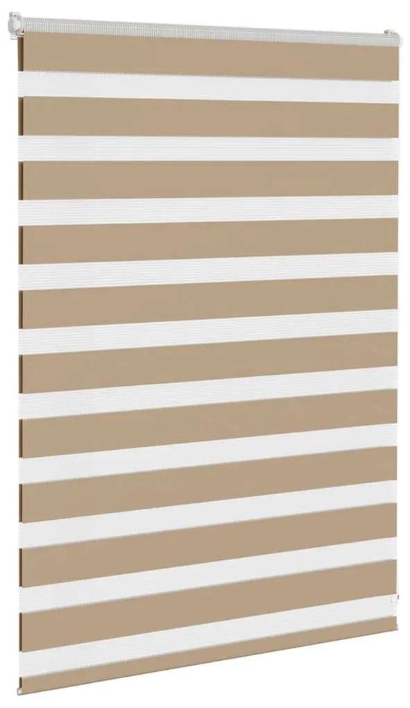 zebrafüggönnyel homokbarna szövetszélesség 100,9 cm poliészter