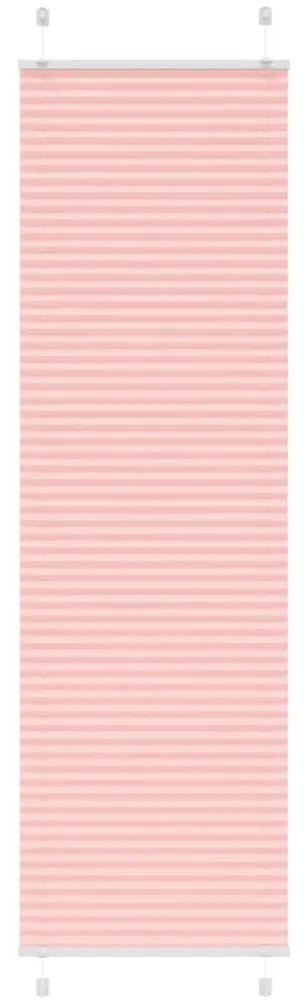 pliszírozott redőny rózsaszín 55x200 cm szövetszélesség 54,4 cm