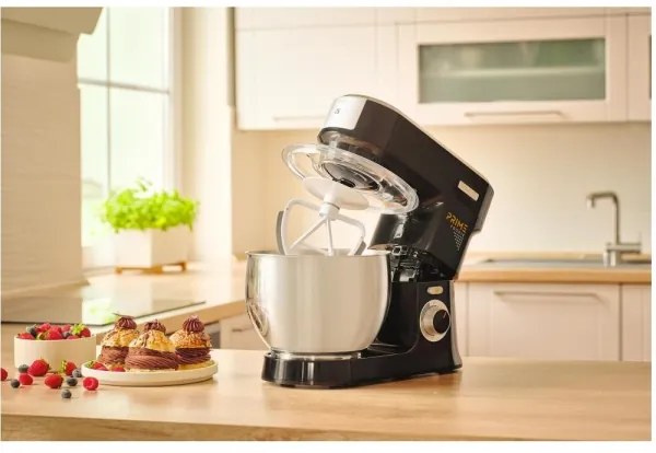 Sencor - fekete konyhai robotgép rozsdamentes acél keverőtállal 1000 W/230 V