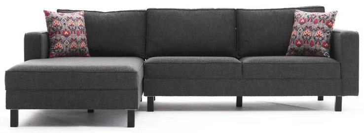 Sarokkanapé Kale Linen Balos - Antracit