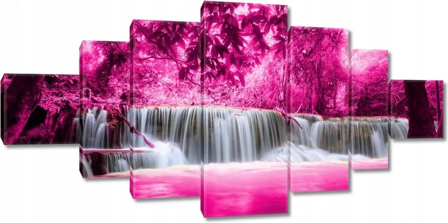 Vászonkép 200x100 Rózsaszín vízesés