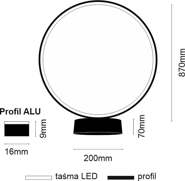 AMPLEX 9915 ABIRA Modern Kültéri Állólámpa Antracit LED IP44