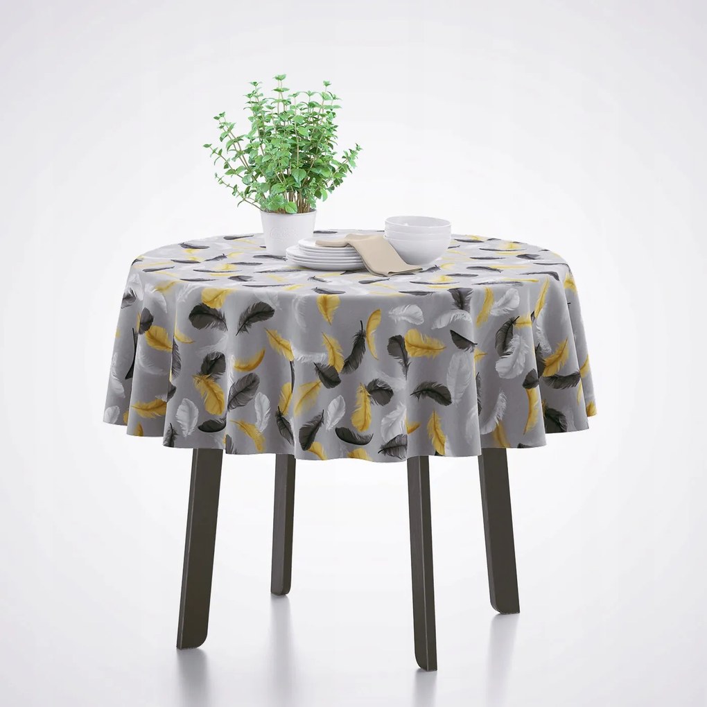 Kerek Abrosz Asztalra ,toll, Átmérője 140 CM.