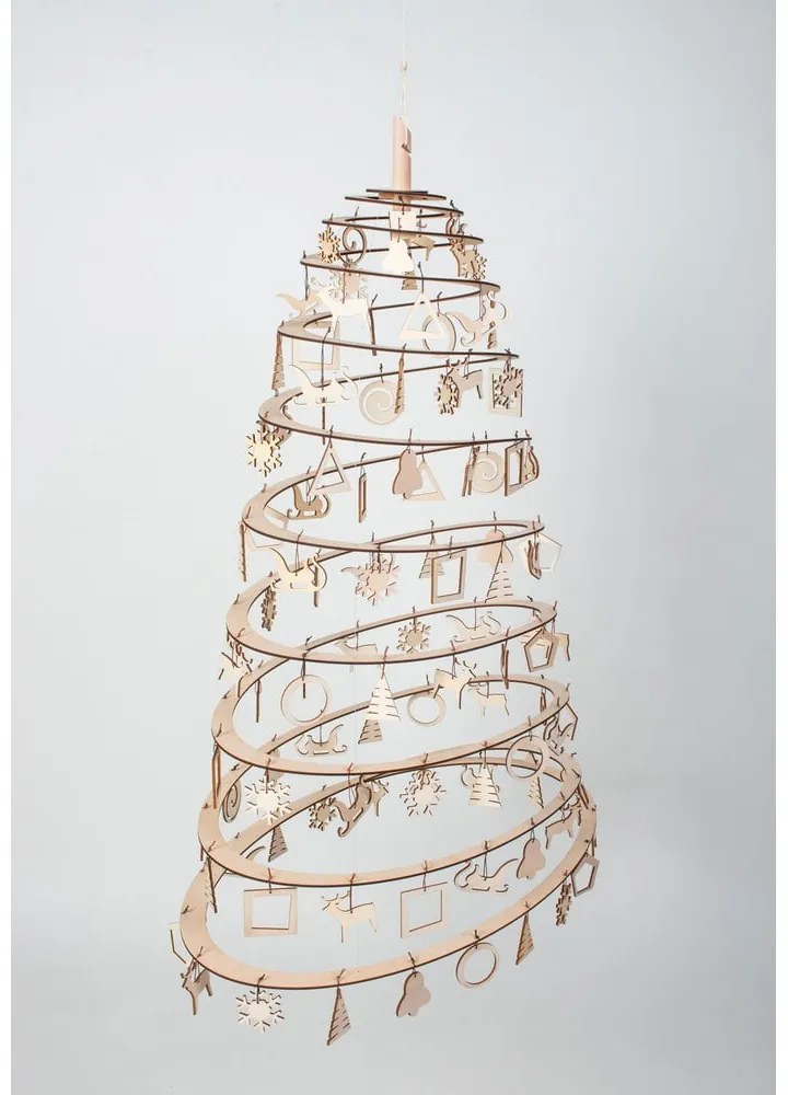 Medium 10 db-os fa karácsonyi dekoráció szett - Spira