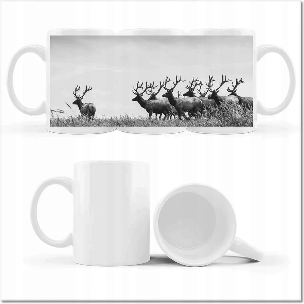 Szarvascsorda mintás bögre Szarvasok