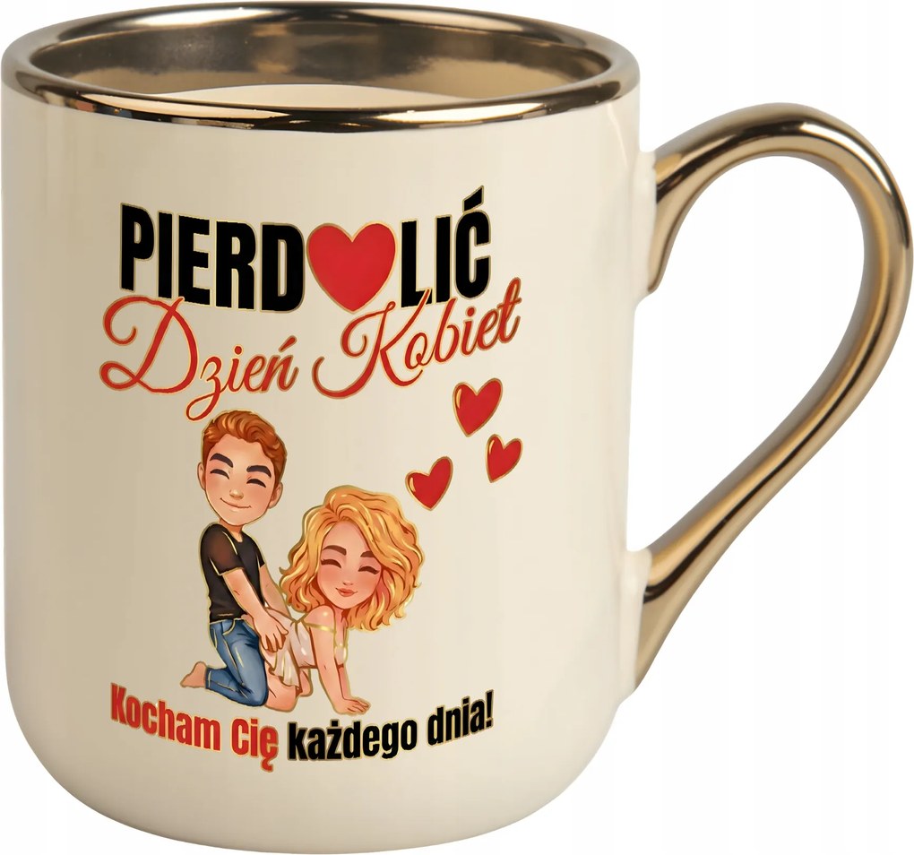 Elegáns bögre Nőnap Szeretlek minden nap vicces