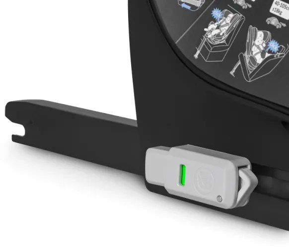 Lionelo - Forgatható autósülés bázissal BRAAM i-Size 40-150 cm Grey Stone