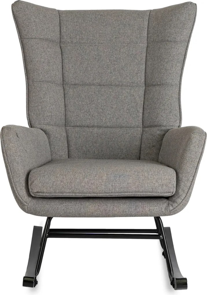 Hintafotel szürke szövet kárpittal – JACKSON