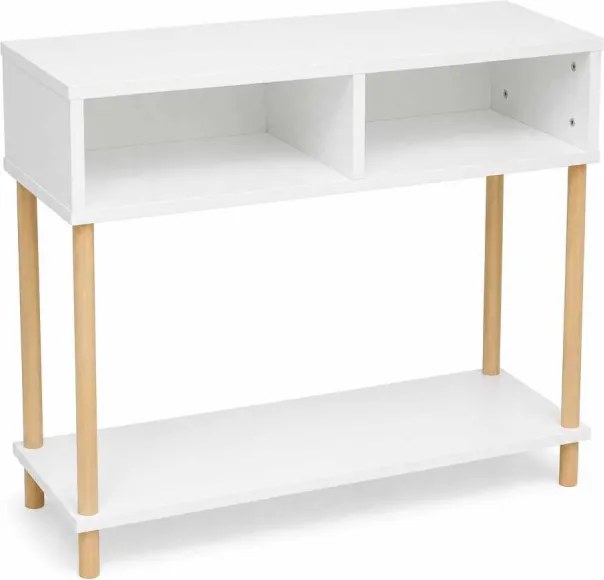 Komód, fehér, 90 cm – Peka-0019