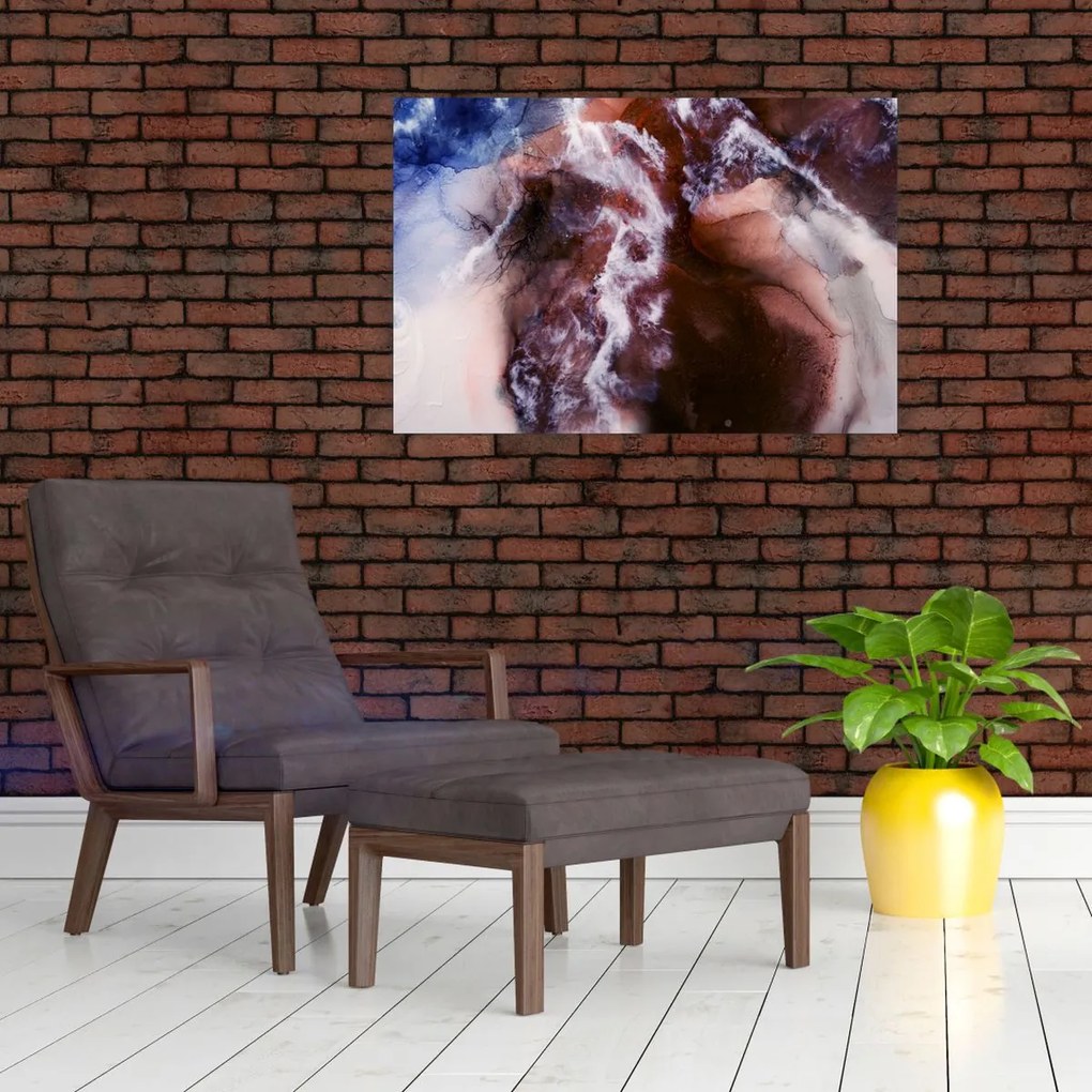 Kép - Lila márvány N⁰3 (90x60 cm)