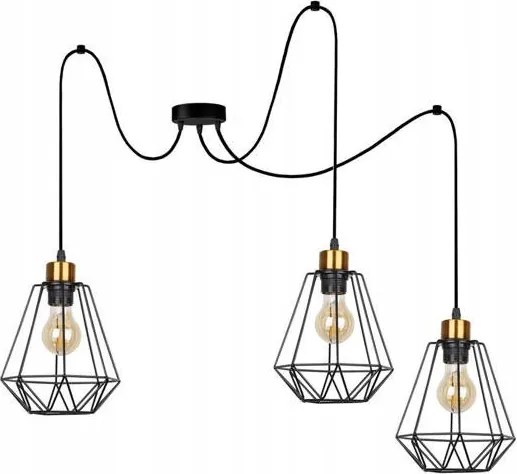 Ipari függőlámpa 3xE27 Primo Candellux