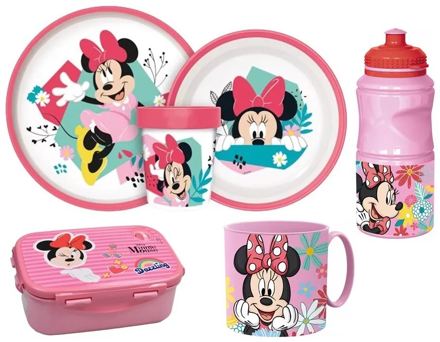Disney Minnie étkészlet szett 6 db-os (Being More)