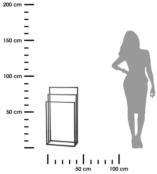 Törülközőtartó 85x45 cm